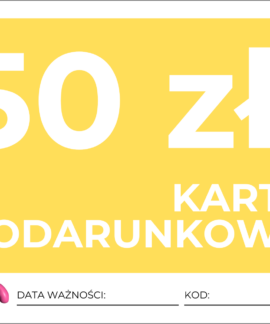 Karta Podarunkowa O Wartości 50 Zł